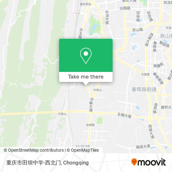 重庆市田坝中学-西北门 map