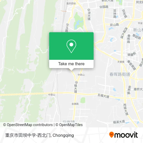 重庆市田坝中学-西北门 map