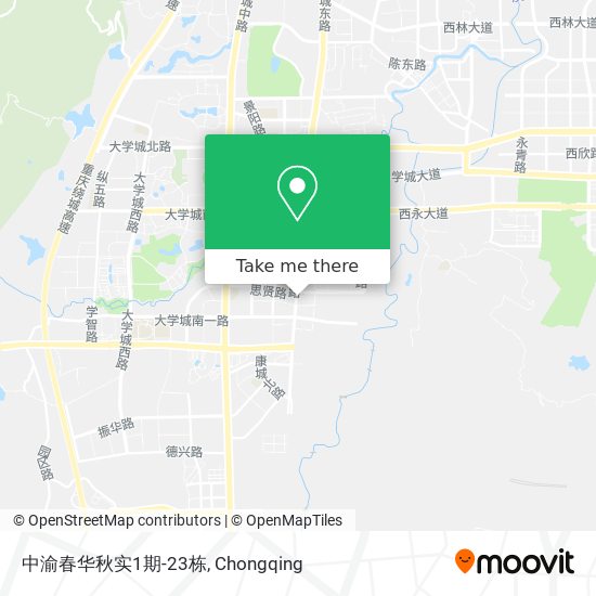 中渝春华秋实1期-23栋 map