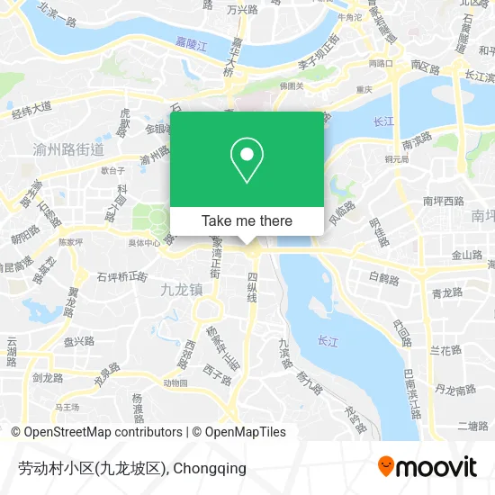 劳动村小区(九龙坡区) map