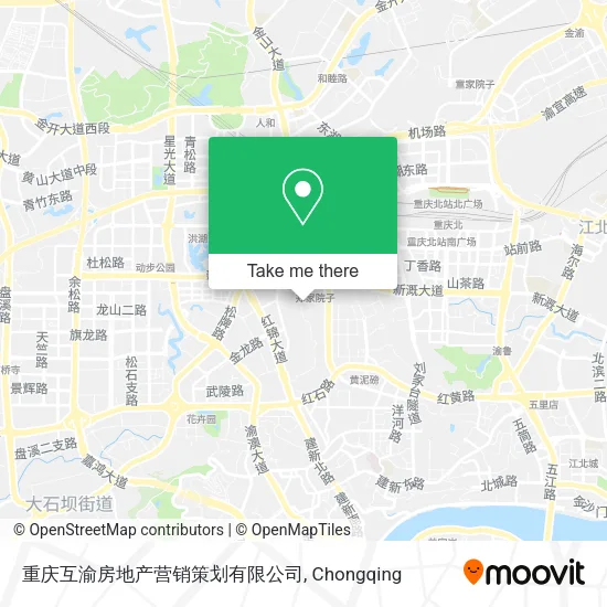 重庆互渝房地产营销策划有限公司 map