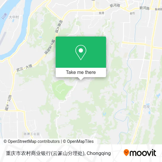 重庆市农村商业银行(云篆山分理处) map