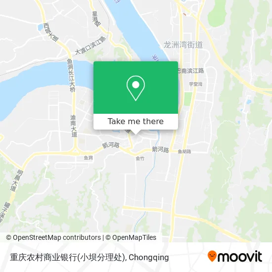 重庆农村商业银行(小坝分理处) map