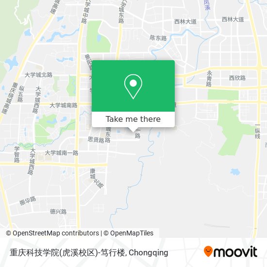 重庆科技学院(虎溪校区)-笃行楼 map