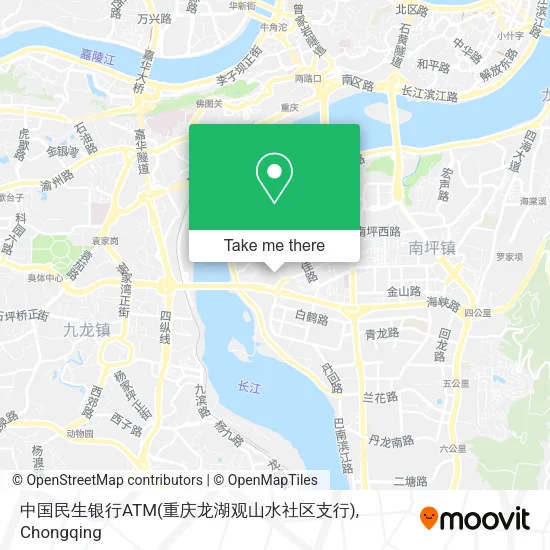 中国民生银行ATM(重庆龙湖观山水社区支行) map