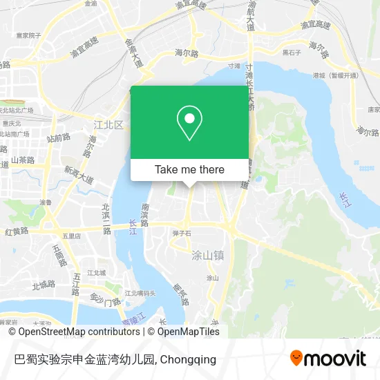 巴蜀实验宗申金蓝湾幼儿园 map