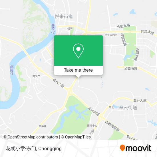 花朝小学-东门 map