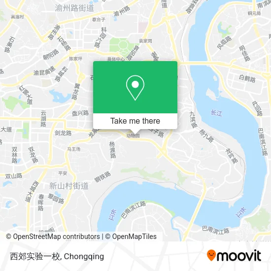 西郊实验一校 map