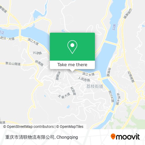 重庆市清联物流有限公司 map