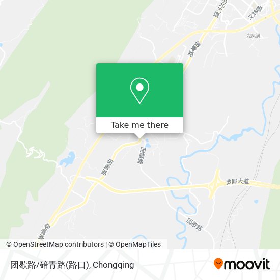 团歇路/碚青路(路口) map