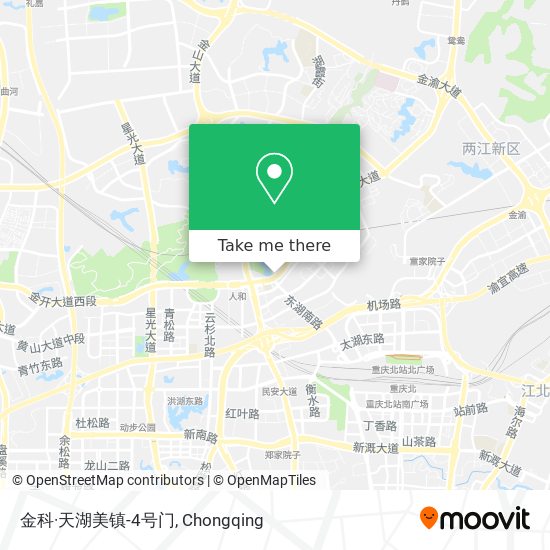 金科·天湖美镇-4号门 map
