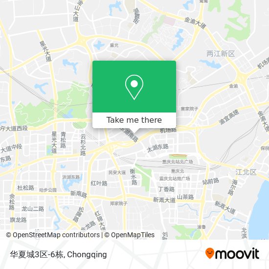华夏城3区-6栋 map