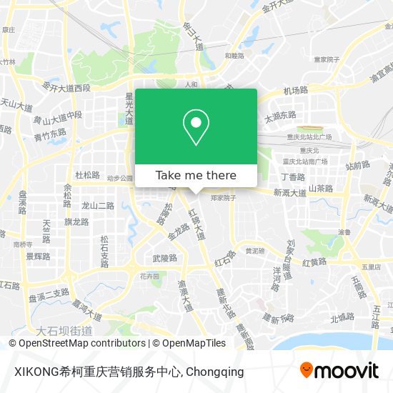 XIKONG希柯重庆营销服务中心 map