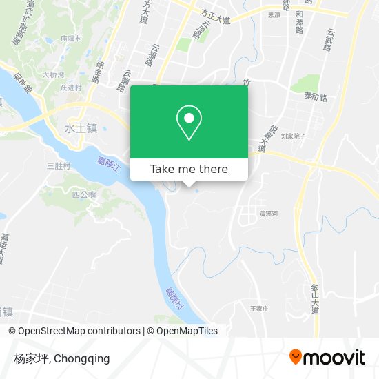 杨家坪 map