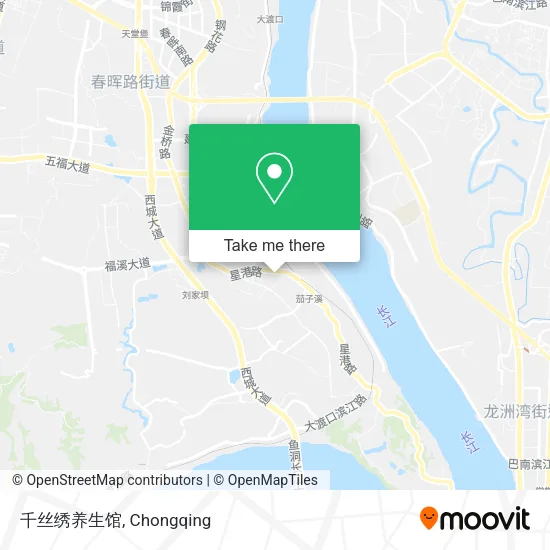 千丝绣养生馆 map