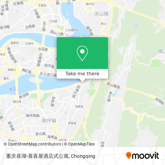 重庆喜湖-喜喜屋酒店式公寓 map