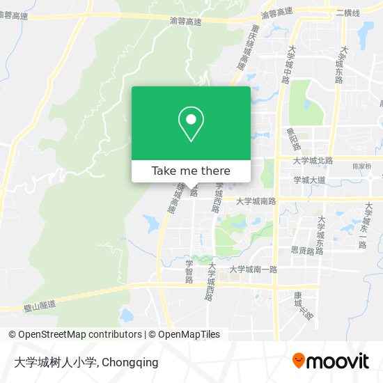 大学城树人小学 map