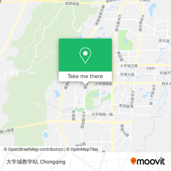 大学城教学站 map