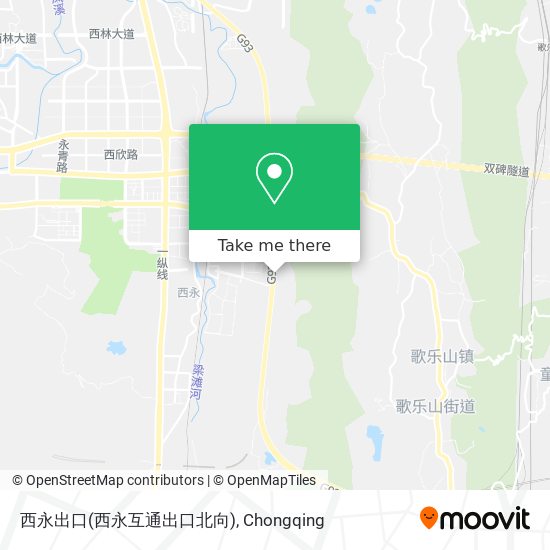 西永出口(西永互通出口北向) map