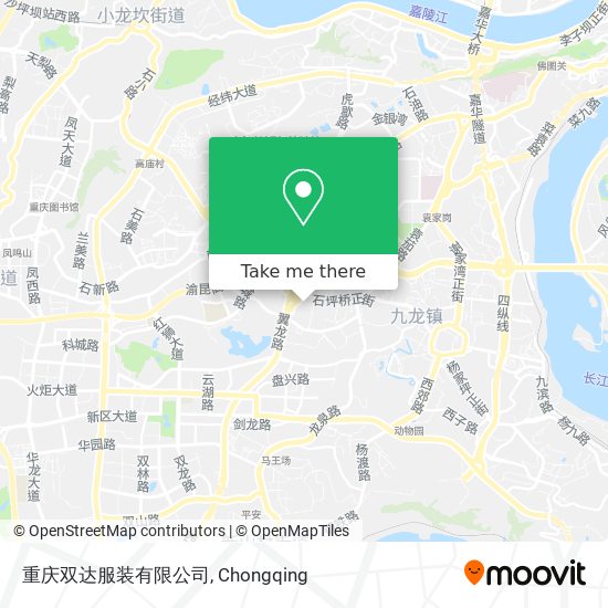 重庆双达服装有限公司 map