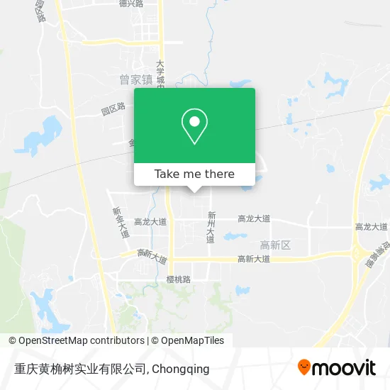 重庆黄桷树实业有限公司 map