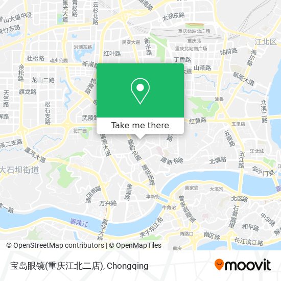 宝岛眼镜(重庆江北二店) map