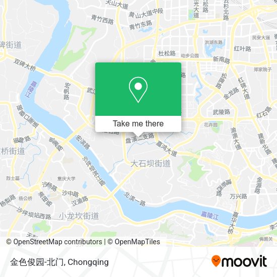 金色俊园-北门 map