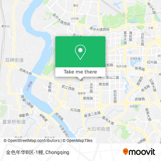 金色年华B区-1幢 map