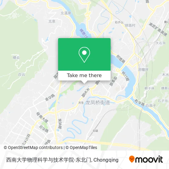 西南大学物理科学与技术学院-东北门 map