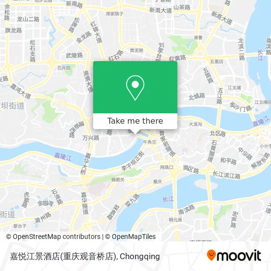 嘉悦江景酒店(重庆观音桥店) map