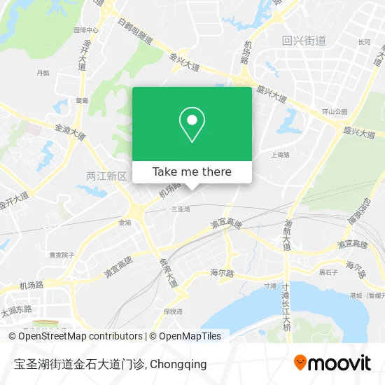 宝圣湖街道金石大道门诊 map