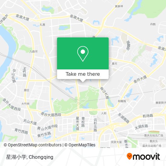 星湖小学 map
