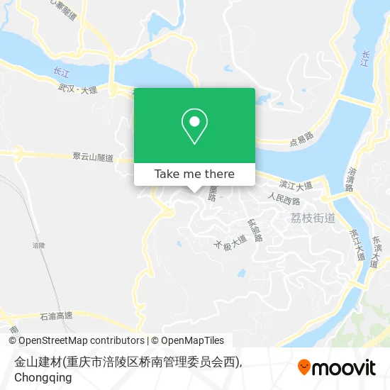金山建材(重庆市涪陵区桥南管理委员会西) map