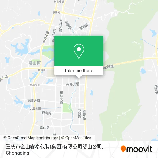 重庆市金山鑫泰包装(集团)有限公司璧山公司 map