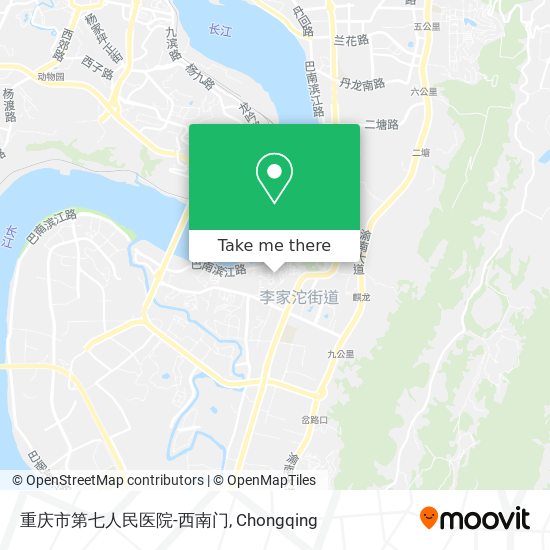 重庆市第七人民医院-西南门 map