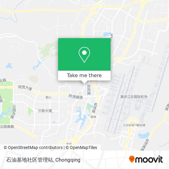 石油基地社区管理站 map
