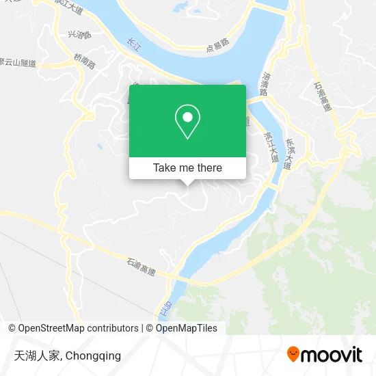 天湖人家 map