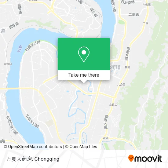 万灵大药房 map