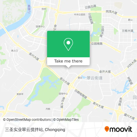 三圣实业翠云搅拌站 map