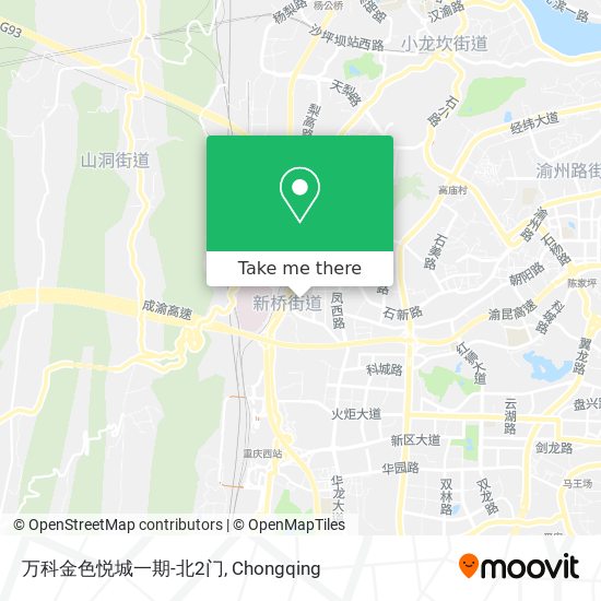万科金色悦城一期-北2门 map