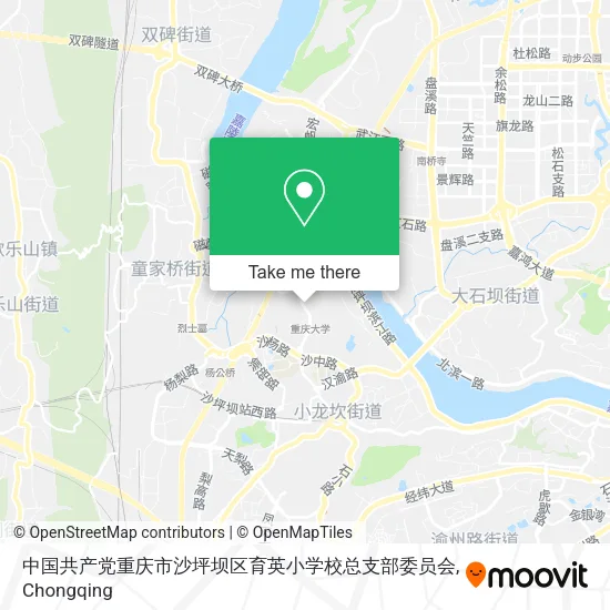中国共产党重庆市沙坪坝区育英小学校总支部委员会 map
