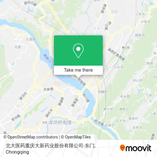 北大医药重庆大新药业股份有限公司-东门 map