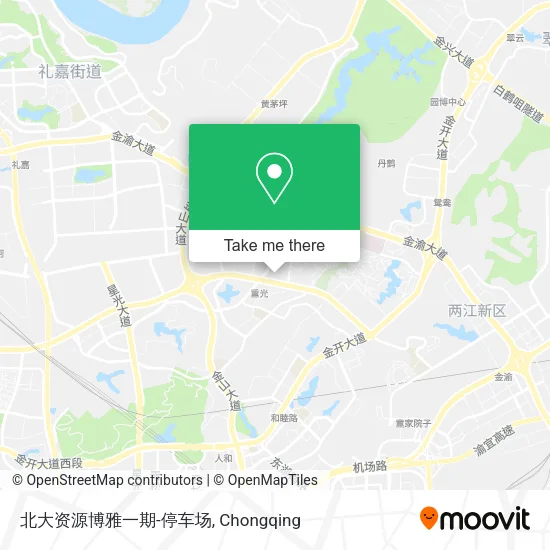 北大资源博雅一期-停车场 map