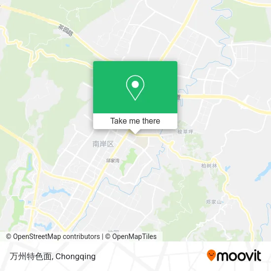 万州特色面 map
