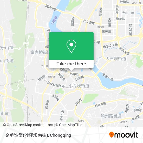 金剪造型(沙坪坝南街) map