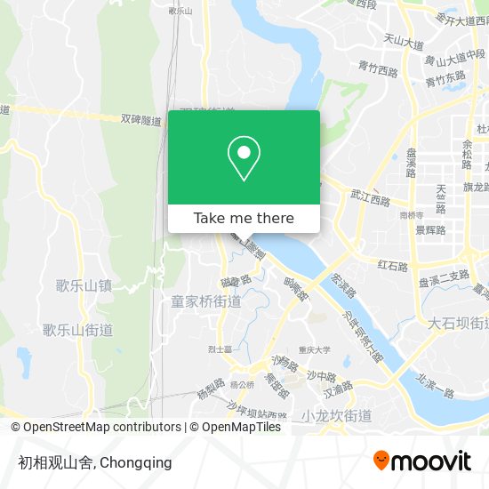 初相观山舍 map