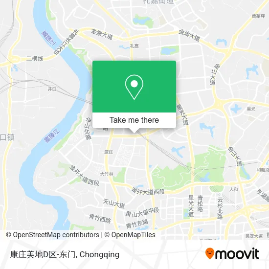 康庄美地D区-东门 map