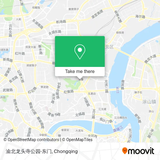 渝北龙头寺公园-东门 map