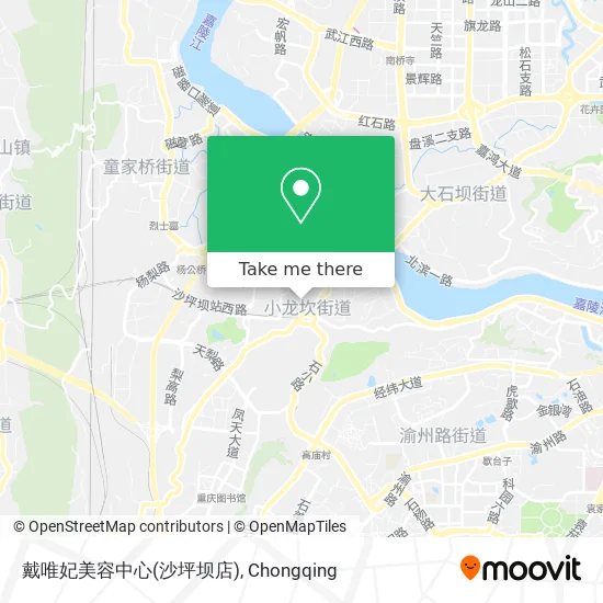 戴唯妃美容中心(沙坪坝店) map