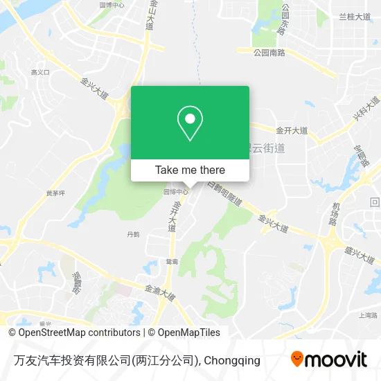 万友汽车投资有限公司(两江分公司) map